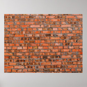 Texture of an old brick wall closeupaged,architect poster
