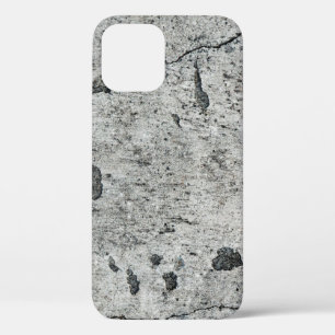 Texture of an old cracked concrete wall. Backgroun iPhone 12 Case
