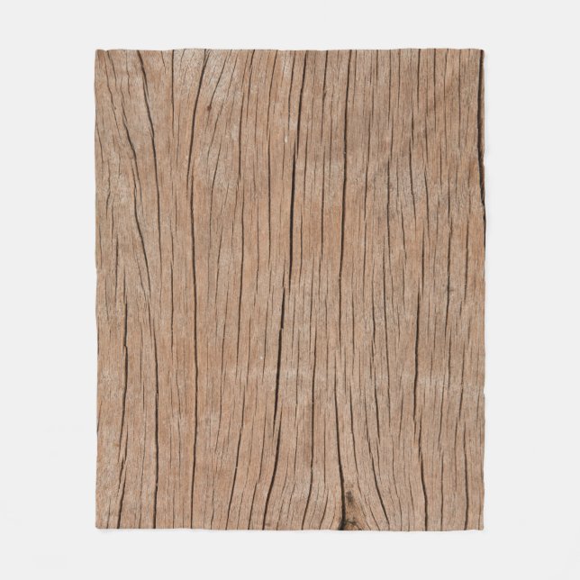 Texture of bark wood use as atural backgroundbackg fleece blanket (Front)