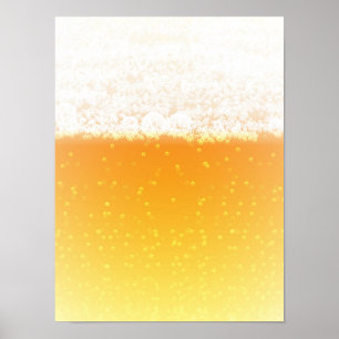Texture of Beer Poster