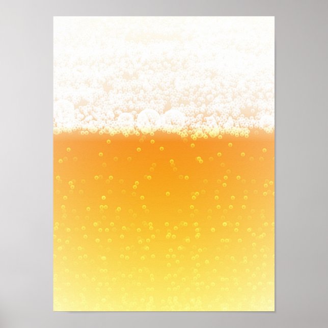 Texture of Beer Poster (Front)