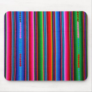 Texture Of Mexican Fabric Mouse Pad