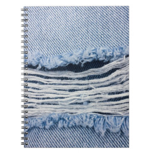Texture of natural linen fabric notebook