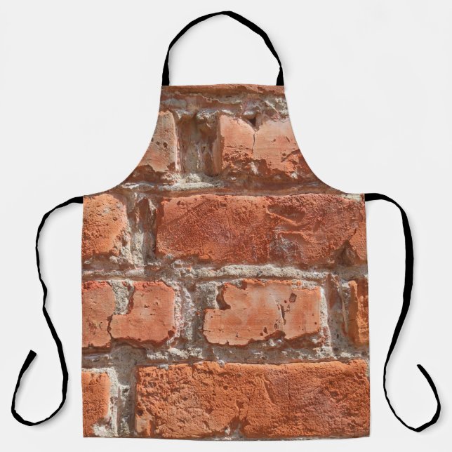 Texture of old weathered brick. Background of old  Apron (Front)