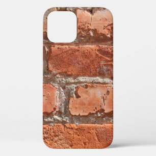 Texture of old weathered brick. Background of old iPhone 12 Case