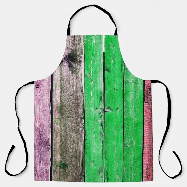 Texture of old wooden fenceabstract,backgrounds,br apron (Front)