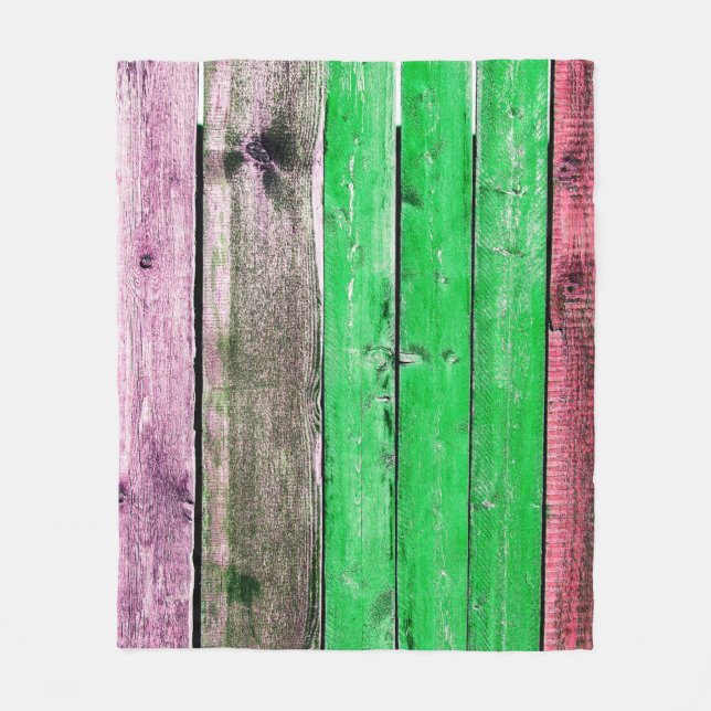 Texture of old wooden fenceabstract,backgrounds,br fleece blanket (Front)