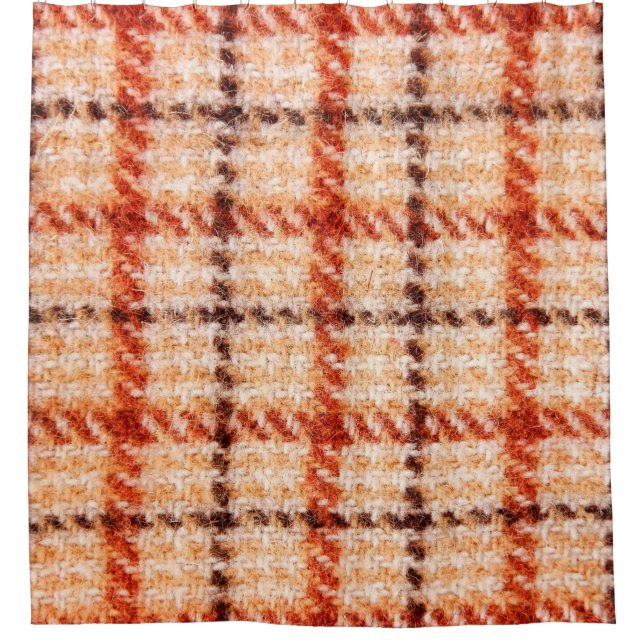 Texture of tartan design. shower curtain (Front)