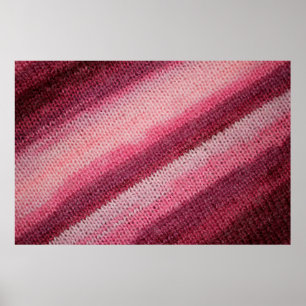 texture of the knitted fabric with an abstract pat poster