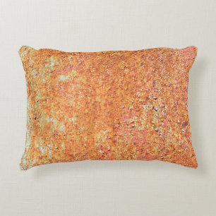 Texture of the old painted metalabstract, age, anc decorative cushion