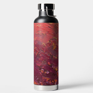Texture of the work The sunset Water Bottle