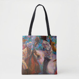 texture, oil painting, art, jazz, blues, tradition tote bag