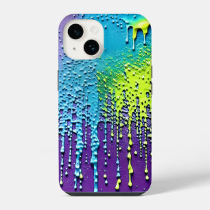 Texture Paint Dripping Explosion Colour Abstract iPhone 14 Case