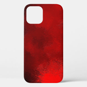 Texture painting background red iPhone 12 case