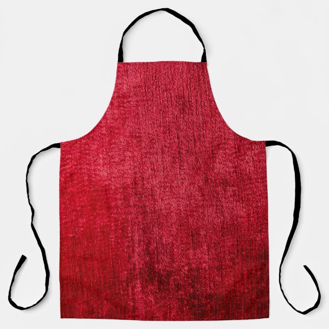 Texture red fabricabstract,background,canvas,close apron (Front)