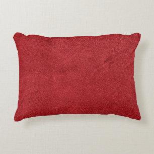 Texture red velvet background decorative cushion