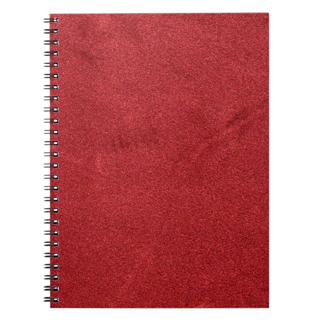 Texture red velvet background notebook (Front)