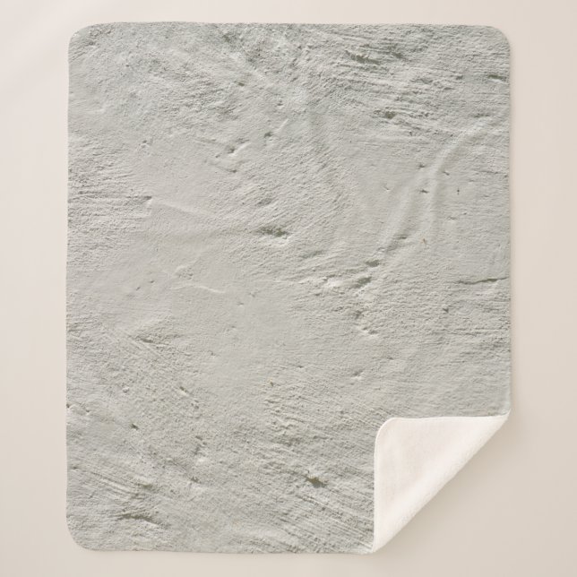 Texture rough plaster plaster wall sherpa blanket (Front)