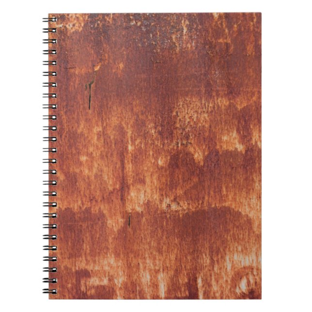 Texture Rust surface at Old train station Notebook (Front)