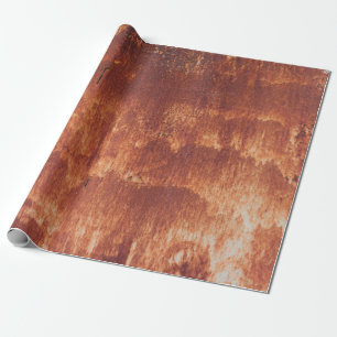 Texture Rust surface at Old train station Wrapping Paper