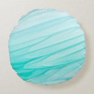 Texture seawall ink wall painting round cushion