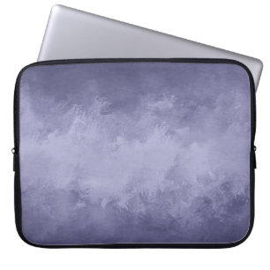 Texture selenium blue acrylic laptop sleeve