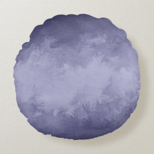 Texture selenium blue acrylic round cushion