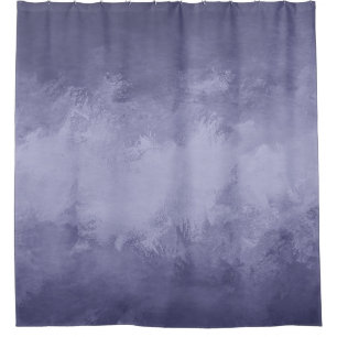 Texture selenium blue acrylic shower curtain