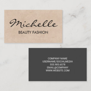 Texture Simple Background Professional Business Card