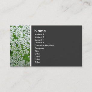 Texture Tone (Cow Parsley) Business Card