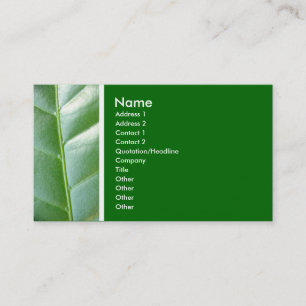 Texture Tone (Maartent leaf) Business Card