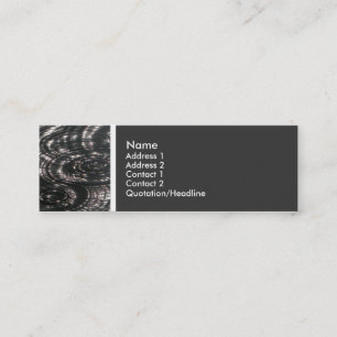 Texture Tone (Rain on a Pond) II Mini Business Card
