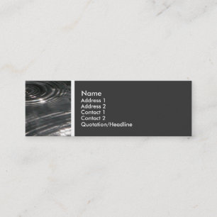 Texture Tone (Rain on a Pond) Mini Business Card