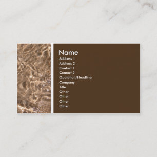 Texture Tone (Sea and Sand) - Customised Business Card