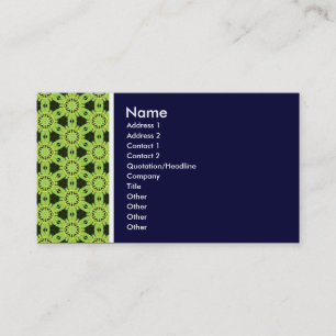 Texture Tone - Terrazzo 010- Deep Navy Business Card