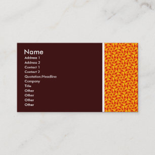 Texture Tone - Terrazzo 07 - Dark Brown Business Card