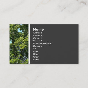 Texture Tone (Trees) Business Card