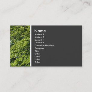 Texture Tone (Trees II) Business Card