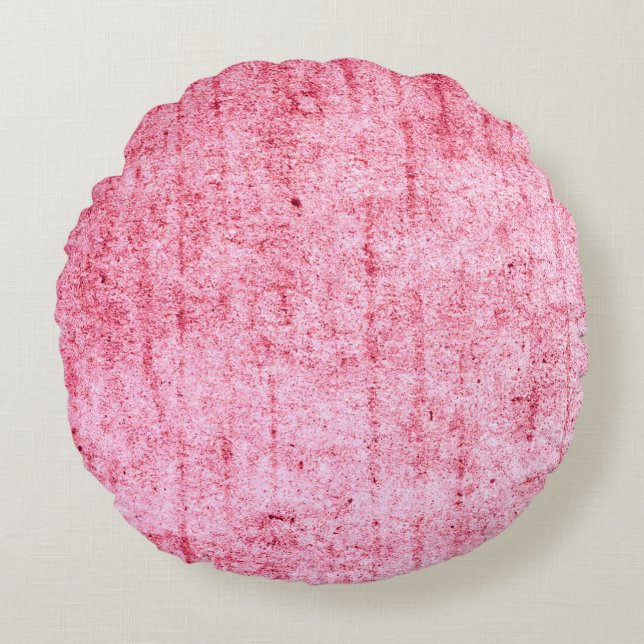 Texture, wall, concrete background. Wall fragment  Round Cushion (Front)