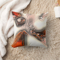 Texture with intense orange and pearly or metallic