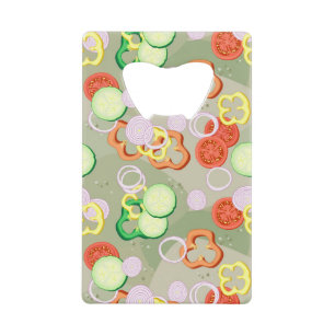 Texture With Slices Of Vegetables