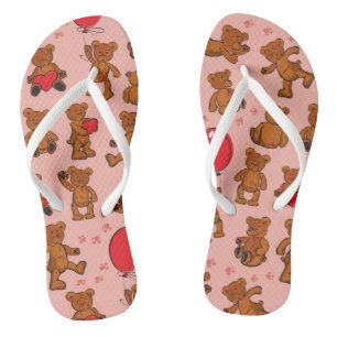 Texture With Teddy Bears, Hearts Thongs