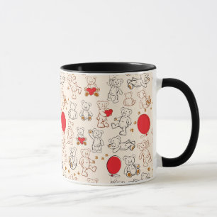 Texture With Teddy Bears Mug