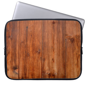Texture wood grain barn weathered laptop sleeve