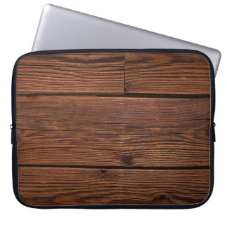 Texture wood grain weathered washed laptop sleeve
