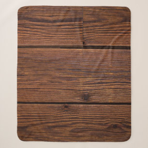 Texture wood grain weathered washed sherpa blanket