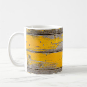 Texture wood wall yellow structure coffee mug