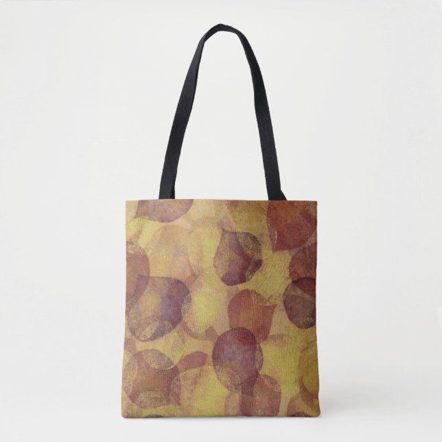 Textured Aspen Leaf Autumn Tote Bag (Front)