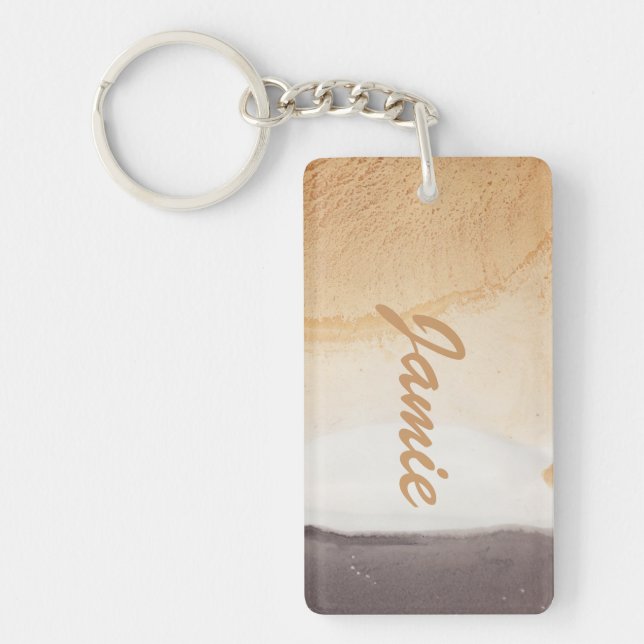 Textured background key ring (Front)