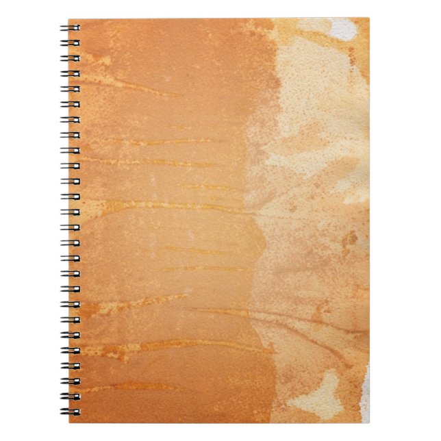 Textured background notebook (Front)